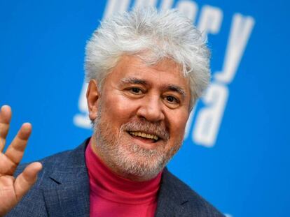Pedro Almodóvar en Madrid en marzo. En vídeo, tráiler de 'Dolor y gloria'.