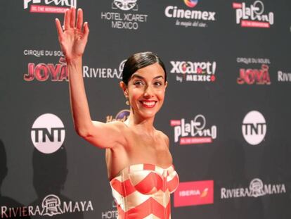 La actriz mexicana Cecilia Suárez durante la entrega de los premios. En vídeo, declaraciones de las actrices protagonistas de 'Roma'.
