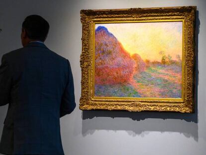 'Meules' de Claude Monet en una imagen de archivo. En vídeo, el vicepresidente de Sotheby's analiza la obra.