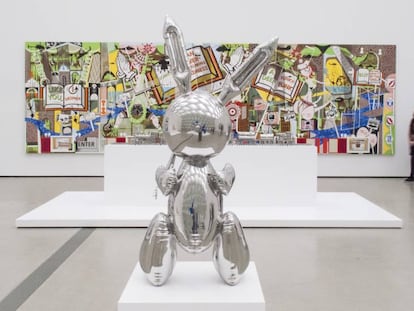 'Rabbit', de Jeff Koons. En vídeo, declaraciones del responsable de arte de postguerra y contemporáneo de Christie's, Alex Rotter.