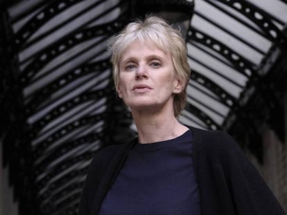 Siri Hustvedt, este miércoles, en Londres.