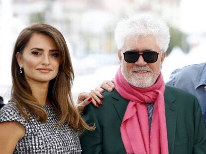 Penélope Cruz, Pedro Almodóvar y Antonio Banderas, en la presentación el pasado día 18 de 'Dolor y gloria' en Cannes. En vídeo, la quiniela para el festival de Cannes de Carlos Boyero.