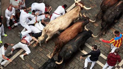 Day 2 of the Running of the Bulls 2019.