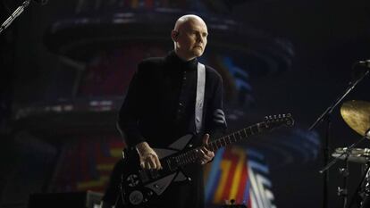 Billy Corgan, de Smashing Pumkings, este viernes en el Mad Cool. En vídeo, una parte del concierto de Vetusta Morla ese mismo día.