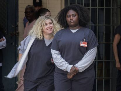 Amanda Fuller e Danielle Brooks na sétima temporada de 'Orange is The New Black'. Em vídeo, o trailer da sétima e última temporada.