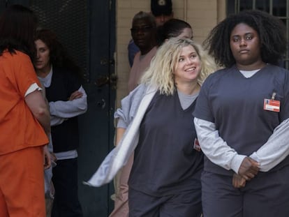 Amanda Fuller e Danielle Brooks na sétima temporada de 'Orange is The New Black'. Em vídeo, o trailer da sétima e última temporada.