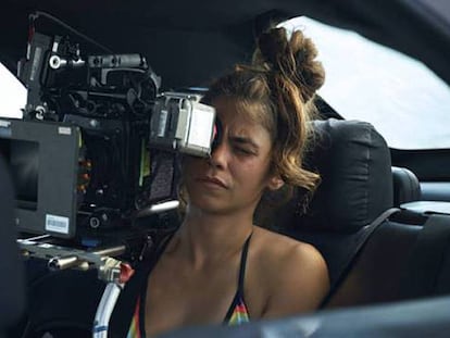 Lucía Alemany, en el rodaje de 'La inocencia'. En vídeo, el tráiler de la película.