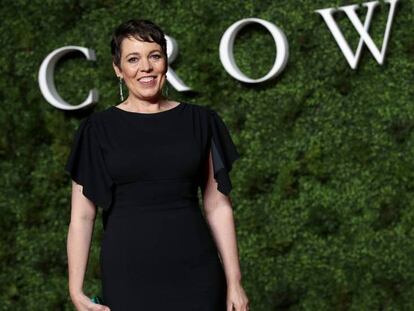 Olivia Colman, en el estreno de la tercera temporada de 'The Crown' en Londres el pasado miércoles.