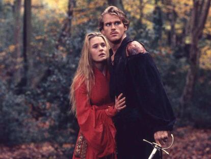 Robin Wright y Cary Elwes, en un fotograma de 'La princesa prometida'. En vídeo, tráiler de la película.