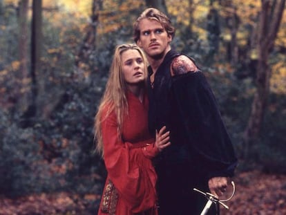 Robin Wright y Cary Elwes, en un fotograma de 'La princesa prometida'. En vídeo, tráiler de la película.