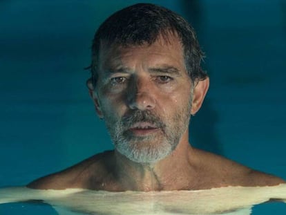 Antonio Banderas interpreta a Salvador Mallo en la película de Pedro Almodóvar 'Dolor y gloria'. En vídeo, el discurso del actor.