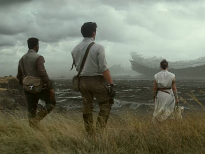 Una imagen de 'Star Wars: el ascenso de Skywalker'. En vídeo, el tráiler.