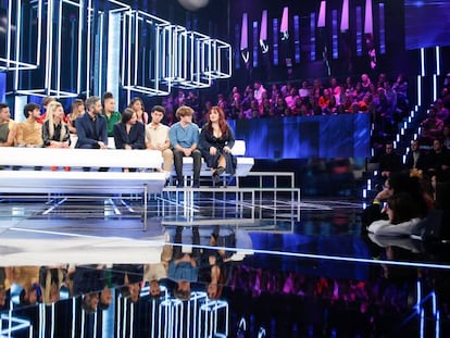 Un momento de la gala 0 de 'OT 2020' en Barcelona el domingo. En vídeo, el director de Gestmusic, Tinet Rubira, anuncia las novedades de la nueva edición.