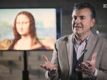 Ramón Gener se enfrenta a diferentes obras de arte en EL PAÍS.