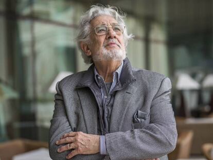 Plácido Domingo en Valencia, en 2019. En vídeo, teatros y festivales cancelan las actuaciones que tenían programadas con Plácido Domingo.