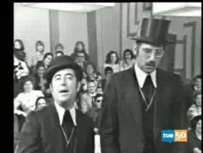 Tip y Coll fabulan sobre el inventor de la televisión en un sketch que recogía la serie “La imagen de tu vida” de TVE.