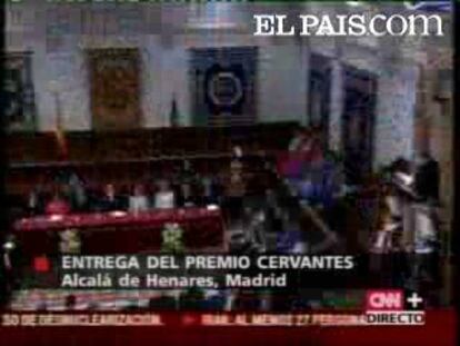 Discurso de Gamoneda al recibir el Premio Cervantes 2007
