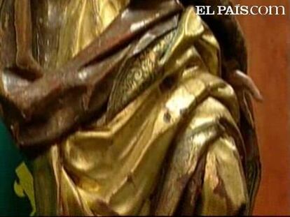 Los agentes del grupo de Patrimonio Histórico localizaron las piezas expuestas en la Feria de Arte de Madrid, como por ejemplo el San Juan del SXVI. Los dos anticuarios de Zamora y Valladolid pagaron mucho dinero por las tallas y las columnas. Dos altorrelieves costaban hasta 20.000 euros. Pero la Guardia Civil cree que no sabían que eran piezas robadas porque en su libro de registros estaban las identidades de los ladrones. Gracias a ello llegaron a Medina del Campo para dar con dos vecinos que durante años habían desmantelado los cuatro retablos del Hospital Simón Ruiz por el método del butrón. El edificio está declarado bien de interés cultural y todas las piezas de arte que hay en la iglesia también lo son a pesar del estado de deterioro en que se encuentra.