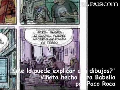 Guillermo Altares, redactor jefe de Babelia, habla con Paco Roca, Premio Nacional del Cómic, protagonista del número 914 del suplemento cultural de EL PAÍS