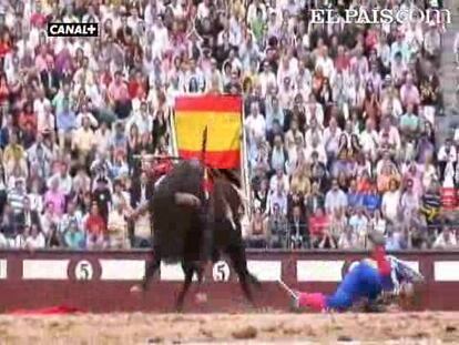 Luis Bolívar careció del mando necesario para triunfar a lo grande. Excelso magisterio de El Fundi y heroicidad incuestionable de Sergio Alguilar <a href=" http://www.elpais.com/toros/feria-de-san-isidro/"><b>Vídeos de la Feria de San Isidro</b></a>