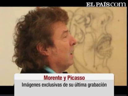 El artista visitó el museo Reina Sofía de Madrid y cantó ante los cuadros de Picasso para un documental de Emilio Ruiz Barrachina un día antes de ser hospitalizado, el 2 de noviembre, para ser intervenido