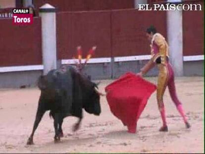 Iván Fandiño sorprende por sus ansias de triunfo. Uceda Leal no convence en su tercera comparecencia en la feria, y Miguel Tendero queda inédito. <a href="http://www.elpais.com/toros/feria-de-san-isidro/"><b>Vídeos de la Feria de San Isidro</b></a>