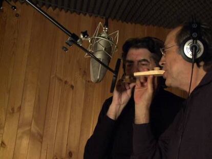 Grabación del nuevo trabajo a dúo Sabina-Serrat