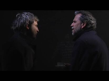 Alberto San Juan y Guillermo Toledo en 'El montaplatos'