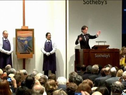 'El grito' de Munch, vendido por 90 millones de euros en Nueva York.