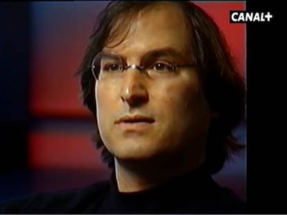 El Steve Jobs juvenil y en VHS
