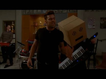 Ricky Martin visita 'Glee'