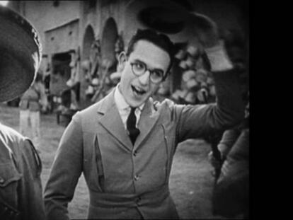 Harold Lloyd, sin palabras