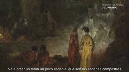 ‘Fiesta en un parque’, de Watteau