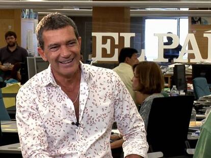 Antonio Banderas, sin pelos en la lengua