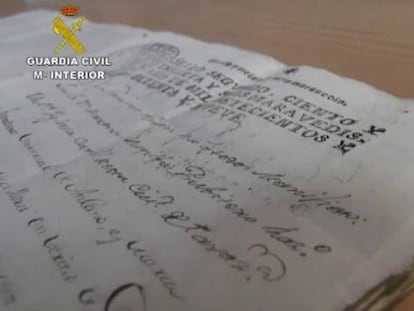 Recuperados 11 libros de los siglos XVI al XIX robados en un seminario