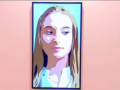 Arco pinta sobre seguro