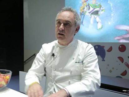 Ferran Adrià: “Hay que seguir una dieta lógica”