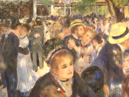 'Ball al Moulin de la Galette', de Renoir, a l'exposició de Mapfre a Barcelona.