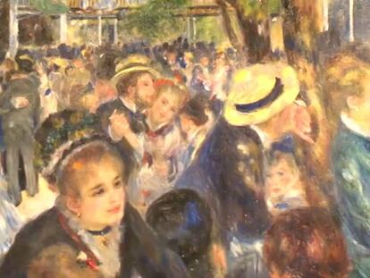 'Ball al Moulin de la Galette', de Renoir, a l'exposició de Mapfre a Barcelona.