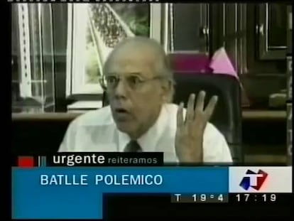 El expresidente uruguayo Jorge Battle en 2002.