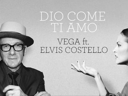 Escucha la nueva canción de Vega cantando en italiano con Elvis Costello