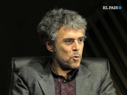 Iván Ferreiro, durante el encuentro con los suscriptores de EL PAÍS, en MAdrid.