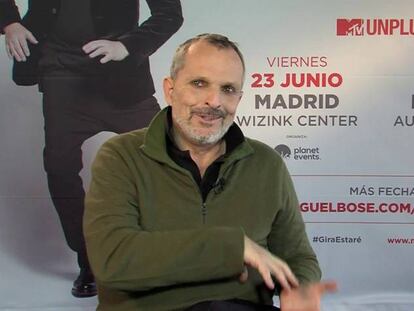 “Si vas a un concierto de Bosé te vas a encontrar con algo generoso"
