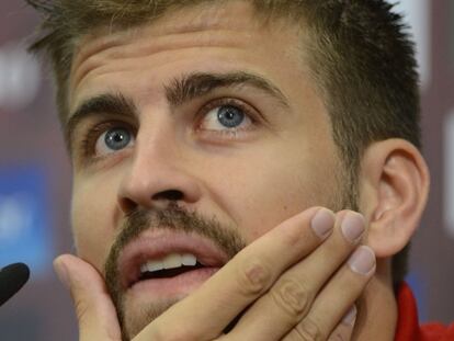 Piqué: “A mí sí me gusta ir de favoritos”
