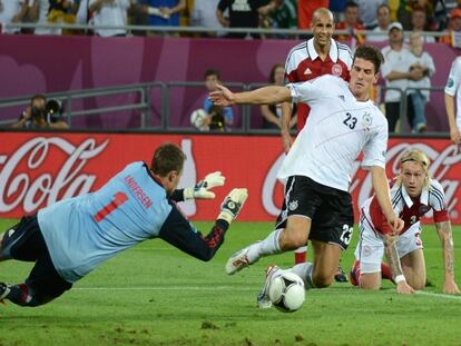 Dinamarca, 1 - Alemania, 2