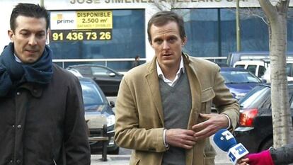 Jörg Jaksche, a su llegada a los juzgados