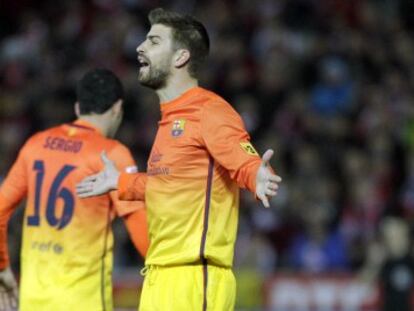 El defensa del Barcelona, Gerad Piqué.