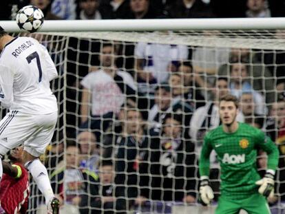 Cristiano Ronaldo marca de cabeza el 1-1 de la ida