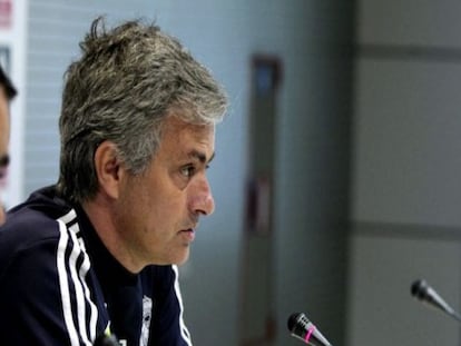 Mourinho, en rueda de prensa