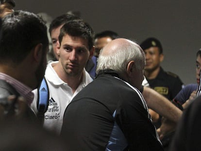 Messi, a su llegada a Guatemala